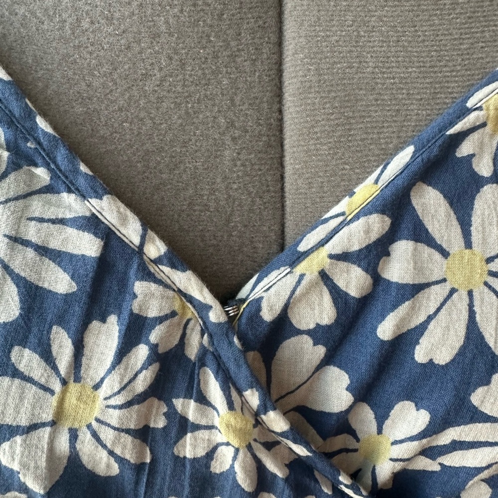 American Eagle Outfitters Blue Daisy Romper - Picture 3 of 6